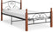 vidaXL - Bedframe - metaal - zwart - 90x200 - cm