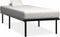 vidaXL - Bedframe - metaal - zwart - 90x200 - cm