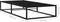 vidaXL - Bedframe - metaal - zwart - 90x200 - cm