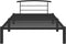 vidaXL - Bedframe - metaal - zwart - 90x200 - cm