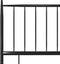 vidaXL - Bedframe - metaal - zwart - 90x200 - cm