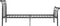 vidaXL - Bedframe - metaal - zwart - 90x200 - cm