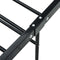 vidaXL - Bedframe - metaal - zwart - 90x200 - cm