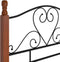 vidaXL - Bedframe - metaal - zwart - 90x200 - cm