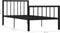 vidaXL - Bedframe - metaal - zwart - 90x200 - cm