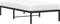vidaXL - Bedframe - metaal - zwart - 90x200 - cm