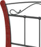vidaXL - Bedframe - metaal - zwart - 90x200 - cm