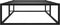 vidaXL - Bedframe - metaal - zwart - 90x200 - cm