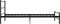 vidaXL - Bedframe - metaal - zwart - 90x200 - cm