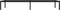 vidaXL - Bedframe - metaal - zwart - 90x200 - cm