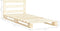 vidaXL - Bedframe - pallet - massief - grenenhout - 90x200 - cm