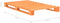 vidaXL - Bedframe - pallet - massief - grenenhout - bruin - 100x200 - cm