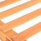 vidaXL - Bedframe - pallet - massief - grenenhout - bruin - 90x200 - cm