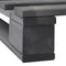 vidaXL - Bedframe - pallet - massief - grenenhout - grijs - 100x200 - cm