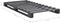 vidaXL - Bedframe - pallet - massief - grenenhout - grijs - 100x200 - cm