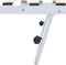 vidaXL - Bedframe - staal - wit - 180x200/90x200 - cm