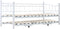 vidaXL - Bedframe - staal - wit - 180x200/90x200 - cm