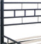 vidaXL - Bedframe - staal - zwart - 140x200 - cm