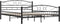 vidaXL - Bedframe - staal - zwart - 160x200 - cm