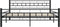 vidaXL - Bedframe - staal - zwart - 160x200 - cm
