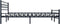 vidaXL - Bedframe - staal - zwart - 160x200 - cm