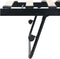 vidaXL - Bedframe - staal - zwart - 180x200/90x200 - cm