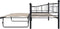 vidaXL - Bedframe - staal - zwart - 180x200/90x200 - cm