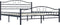 vidaXL - Bedframe - staal - zwart - 180x200 - cm