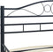 vidaXL - Bedframe - staal - zwart - 180x200 - cm