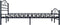 vidaXL - Bedframe - staal - zwart - 200x200 - cm