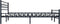 vidaXL - Bedframe - staal - zwart - 200x200 - cm