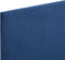 vidaXL - Bedframe - stof - blauw - 180x200 - cm