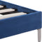 vidaXL - Bedframe - stof - blauw - 180x200 - cm