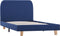 vidaXL - Bedframe - stof - blauw - 90x200 - cm