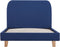 vidaXL - Bedframe - stof - blauw - 90x200 - cm