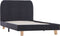 vidaXL - Bedframe - stof - donkergrijs - 90x200 - cm
