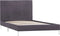 vidaXL - Bedframe - stof - grijs - 90x200 - cm