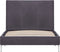 vidaXL - Bedframe - stof - grijs - 90x200 - cm