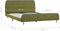 vidaXL - Bedframe - stof - groen - 140x200 - cm