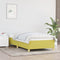 vidaXL - Bedframe - stof - groen - 80x200 - cm
