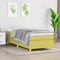 vidaXL - Bedframe - stof - groen - 80x200 - cm