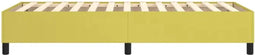 vidaXL - Bedframe - stof - groen - 90x190 - cm