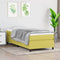 vidaXL - Bedframe - stof - groen - 90x190 - cm