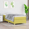 vidaXL - Bedframe - stof - groen - 90x190 - cm