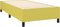 vidaXL - Bedframe - stof - groen - 90x190 - cm