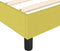 vidaXL - Bedframe - stof - groen - 90x190 - cm