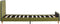 vidaXL - Bedframe - stof - groen - 90x200 - cm