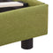 vidaXL - Bedframe - stof - groen - 90x200 - cm