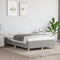 vidaXL - Bedframe - stof - lichtgrijs - 120x190 - cm