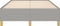 vidaXL - Bedframe - stof - lichtgrijs - 120x190 - cm